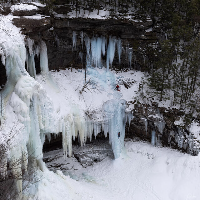Icicles print