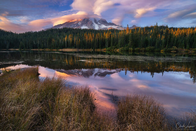 The Mirror of Mount Rainier print